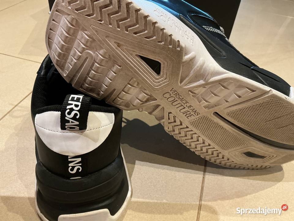 Sneakersy Skórzane Męskie Versace Jeans Couture skóra Półbuty Nowa Sól