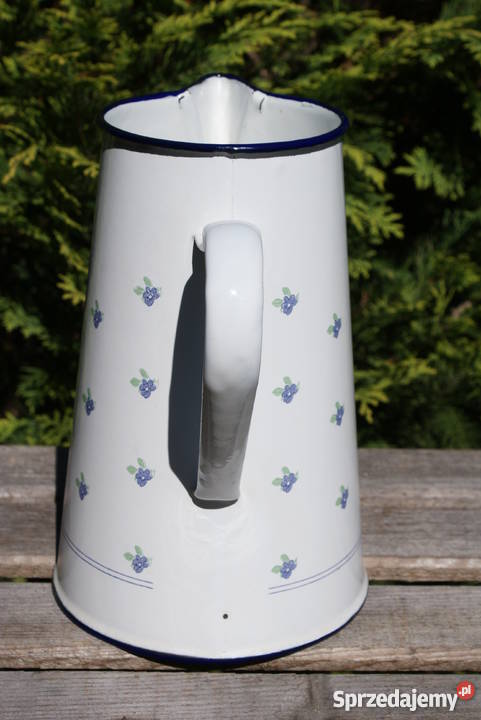 Dzbanek emaliowany biały poj 2 litry biały