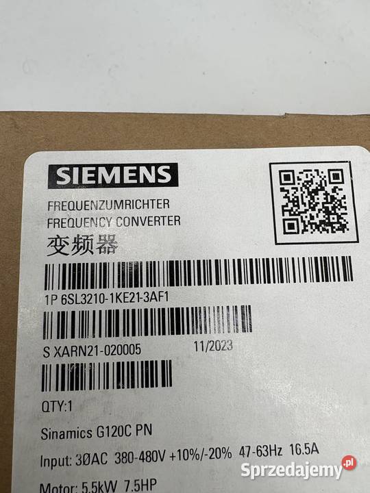 Siemens 6SL32101KE213AF1 55kW Falownik Warszawa