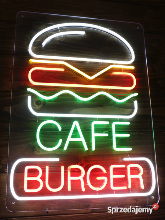 NEON LED CAFEBURGER podkarpackie Jasienica Rosielna