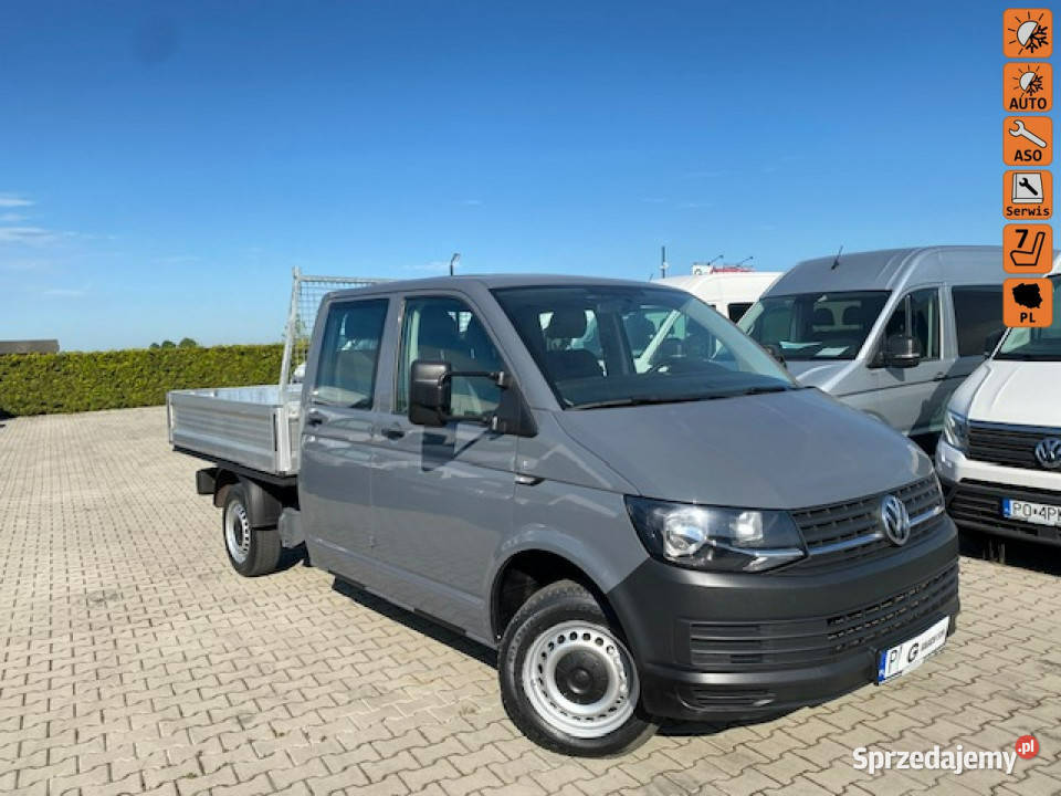 Volkswagen Transporter SALON PL / DOKA 6-osób / BENZYNA 2,0 - 150KM / 53 t…