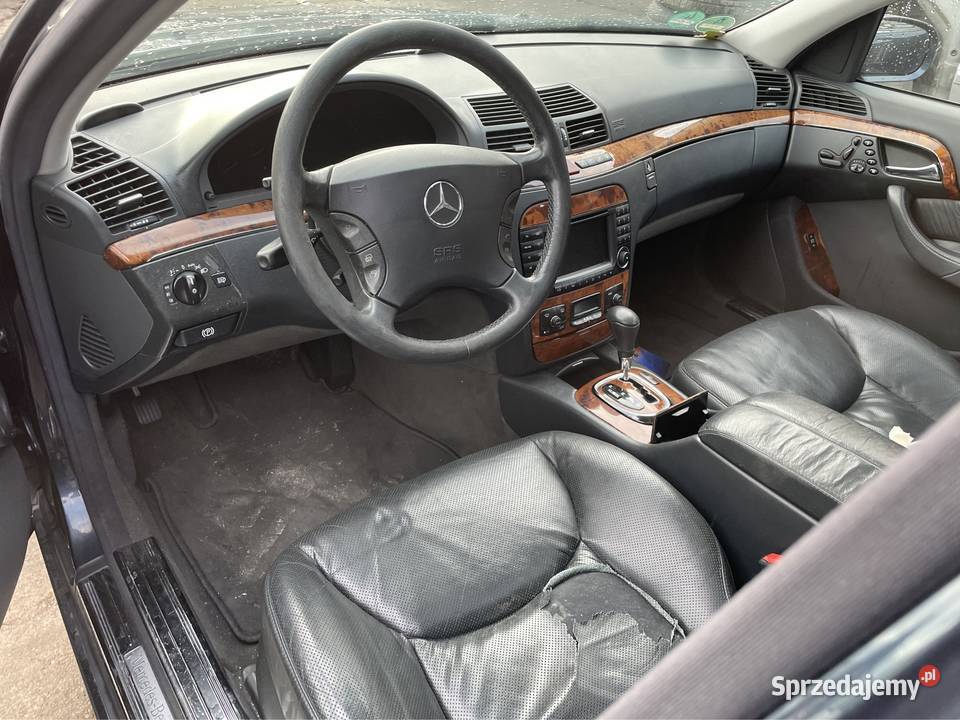 Deska kokpit kierownica pasy mercedes s w220 Rok produkcji 2003 Szczecin