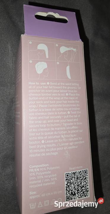 Glov ultrachłonny turban sportowy