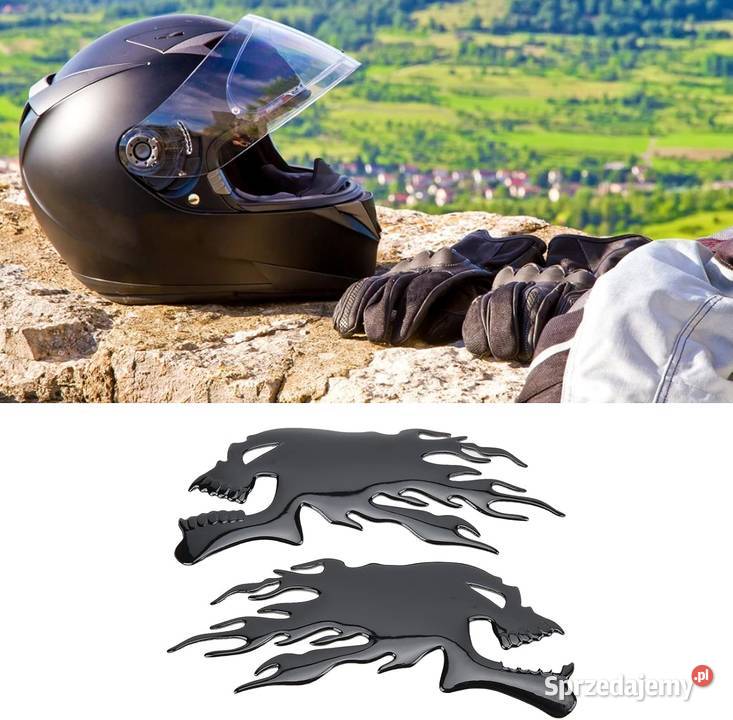 Naklejki czacha na motocykl motor quad rower Sosnowiec