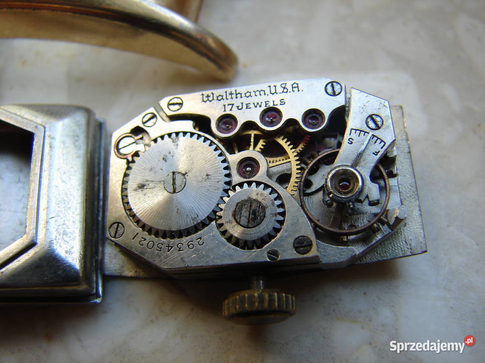 Waltham USA Tank typ Curvex zegarek męski z 1936 sprzedam