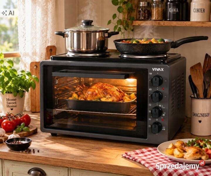 MINI PIEKARNIK Z KUCHENKĄ ELEKTRYCZNĄ VIVAX wolnostojące Kuchenki i piekarniki małopolskie Skawina