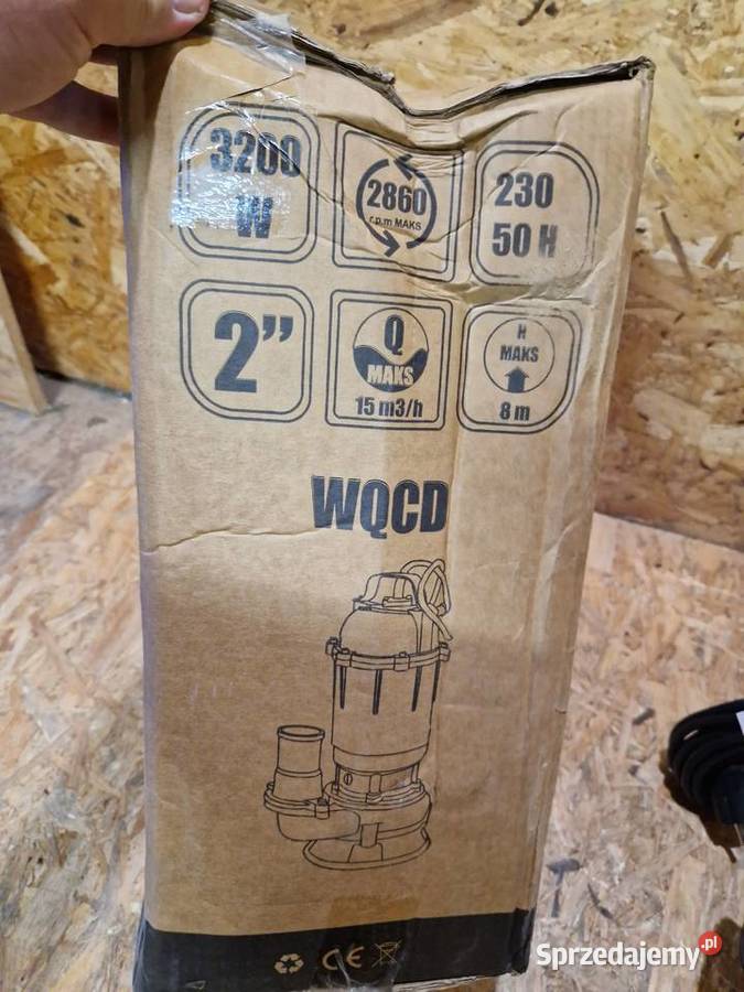 Pompa do wody szamba z rozdrabniaczem 3200 wat Szamba