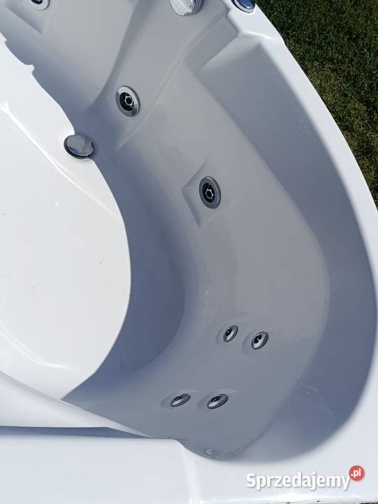 Wanna narożna POOLSPA z hydromasażem 142x142 mazowieckie Góra Kalwaria