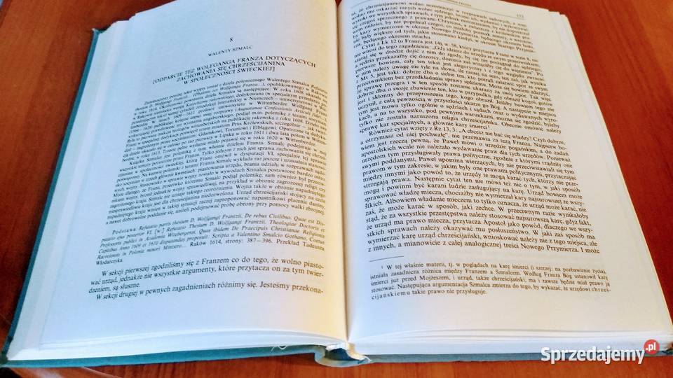 Myśl ariańska w Polsce XVII wieku antologia