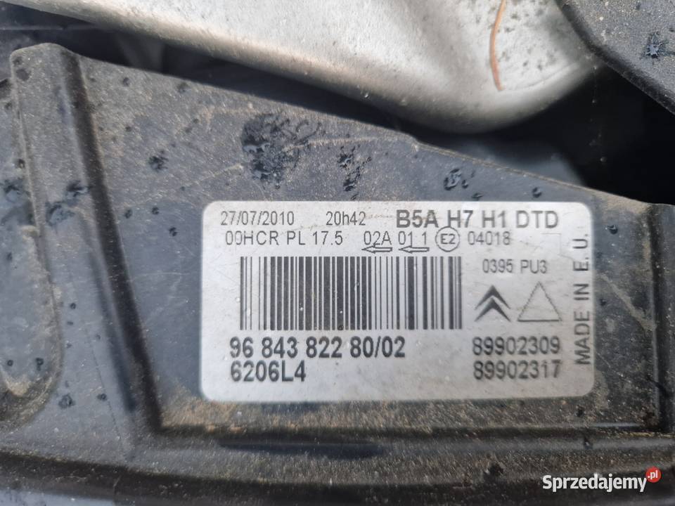 Maska zderzak błotnik lampa Citroen C4 wszystkie Lubań sprzedam
