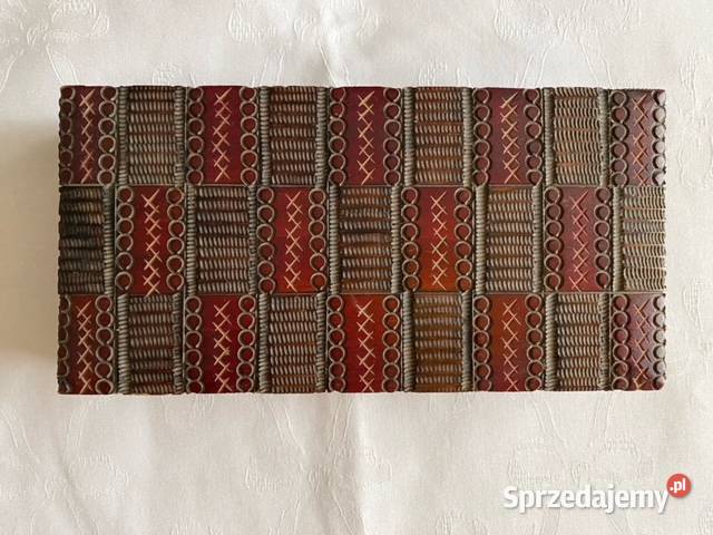 Szkatułki drewniane 3 sztuki Kraków