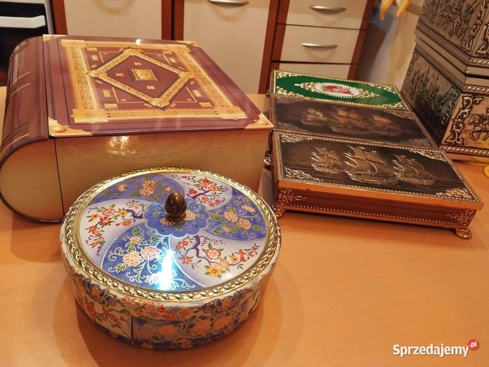 stare puszki puszka metalowe szkatułki Pozostałe lubuskie Gorzów Wielkopolski