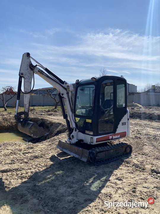 Minikoparka Bobcat 323 2005 4400h Zalesice sprzedam