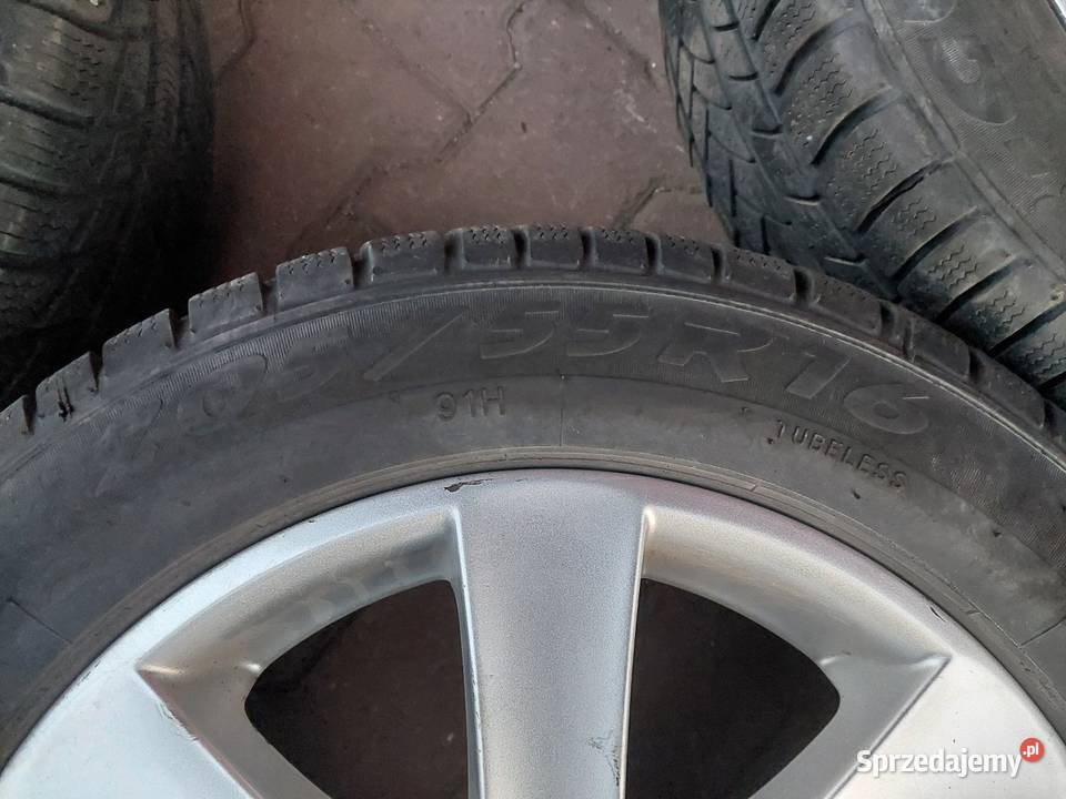 Alufelgi 16 5x110 z Oponami Zimowymi Opel Astra Sucha Beskidzka