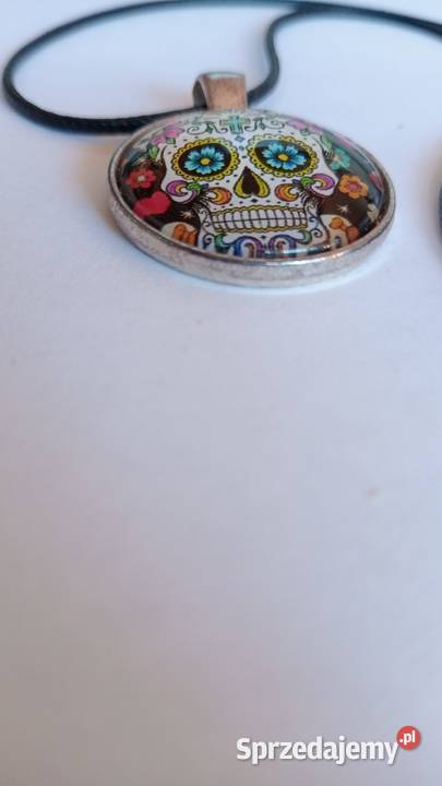 Naszyjnik na rzemyku czaszka Nowy Sącz