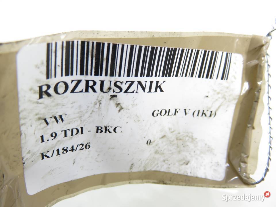 ROZRUSZNIK VW GOLF V 1K1 19 TDI 02Z911023F