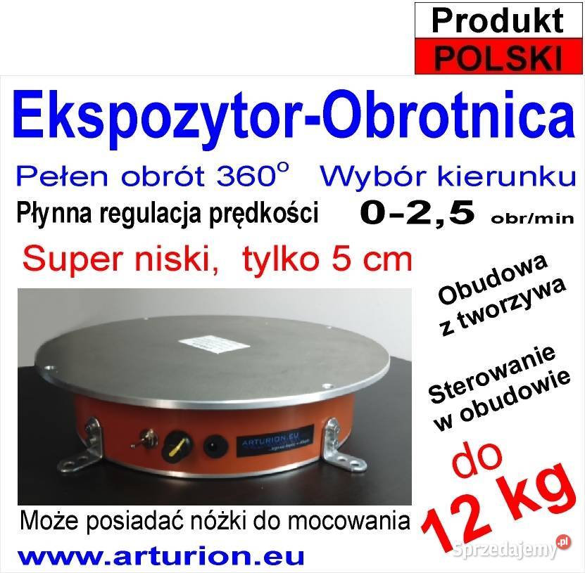 EKSPOZYTOR Obrotnica Foto 360 do 12 sterownik