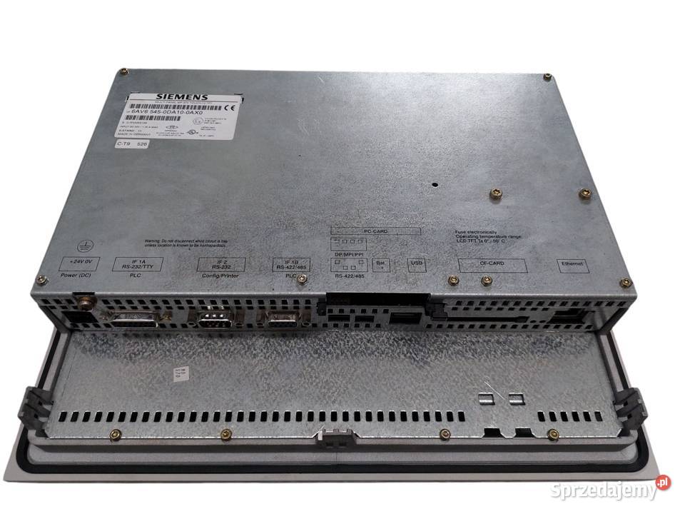 Panel Siemens SIMATIC MP370 6AV65450DA100AX0 Pozostałe lubuskie Gorzów Wielkopolski