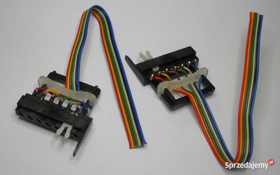 Wtyk nasadka N7 z przewodem Unitra pomorskie Gdańsk