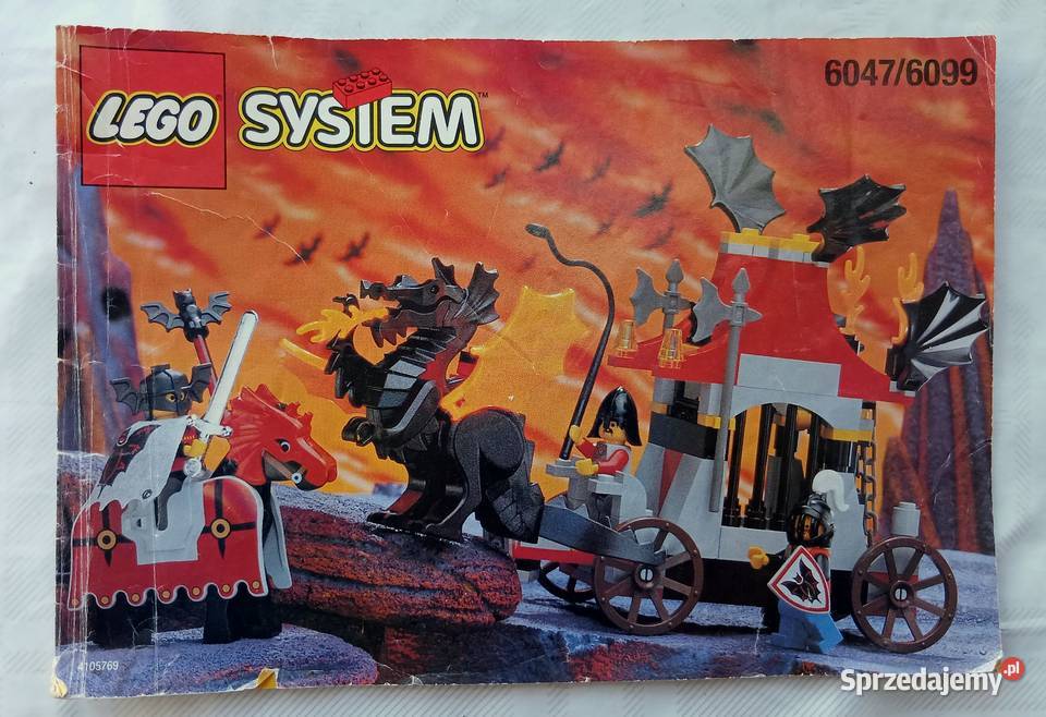 6047 LEGO Zestaw Kompletny Instrukcja Pojazd Do