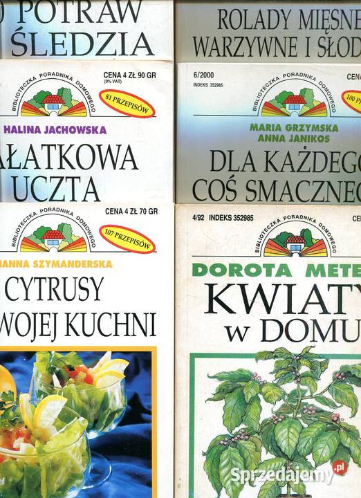 Biblioteczka Poradnika Domowego 6 książek Szczecin sprzedam