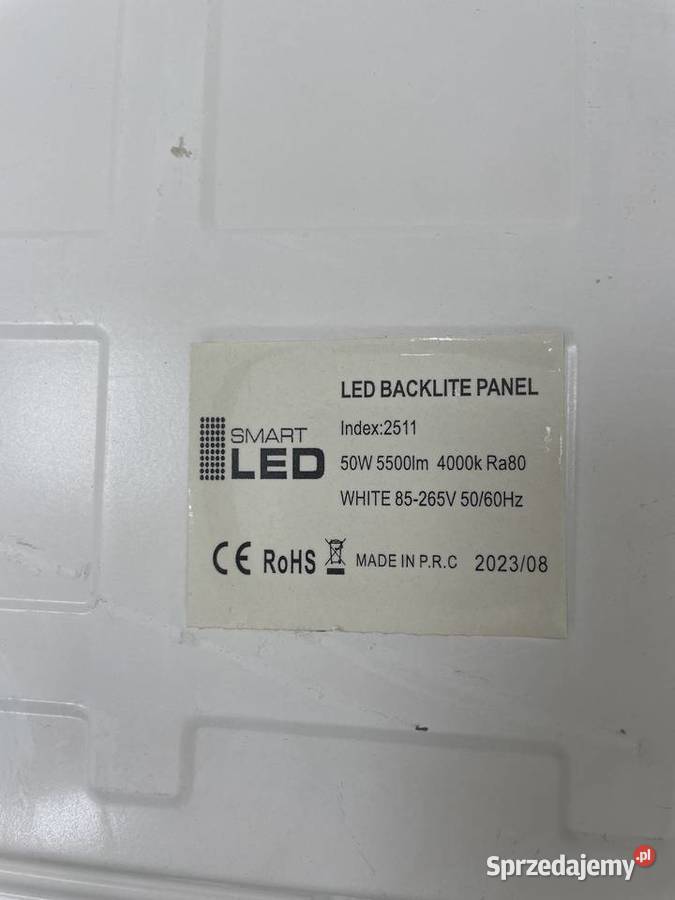 Panele LED SMART LED Backlite 60x60 50W 5500lm 8 Wrocław