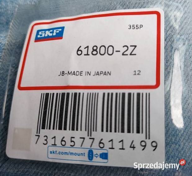 Łożysko SKF i FAG 618006800 2RS i 2z 10x19x5 mm Kocmyrzów sprzedam
