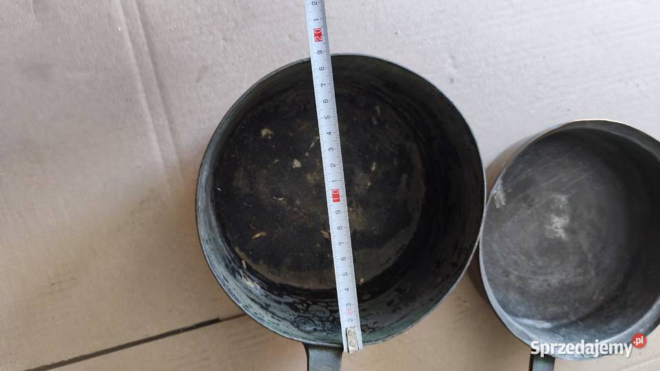 Stary zabytkowy rondel miedziany Toruń sprzedam