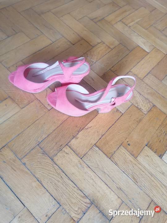 Buty skóra kolor łososiowy Gdańsk