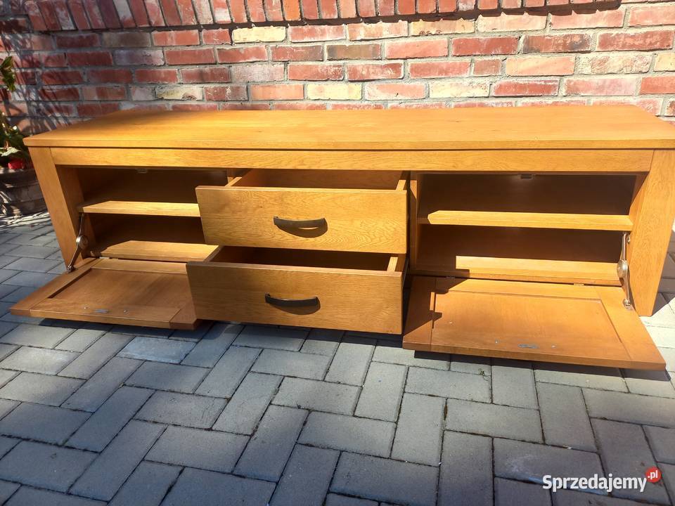 Szafka RTV Komoda dębowa drewniana Szafka pod 50.5cm zachodniopomorskie Gawroniec