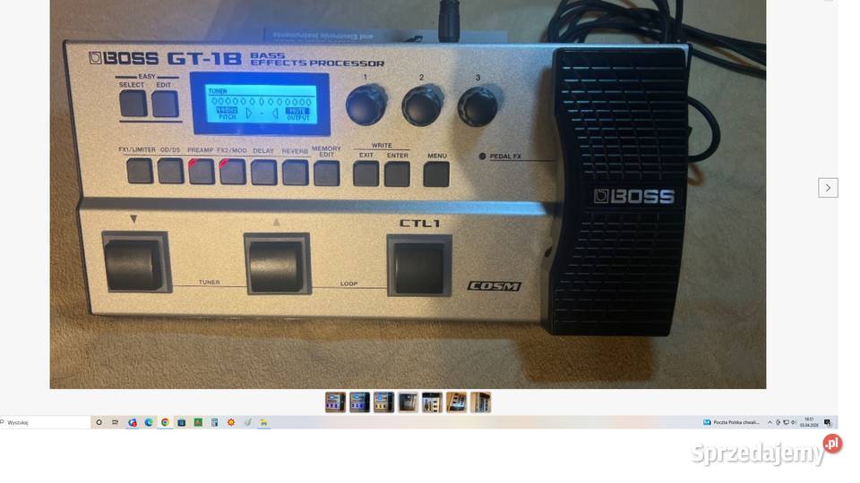 Multiefekt Basowy BOSS GT1B z zasilaczem basowa Libiąż sprzedam