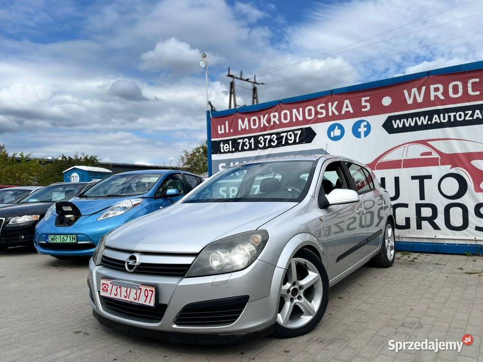Opel Astra H 17 Diesel 2004 Klima Elektryka nieuszkodzony Astra Wrocław