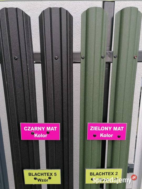 Tanie sztachety metalowe na ogrodzenie 1 i 2 Budownictwo i akcesoria