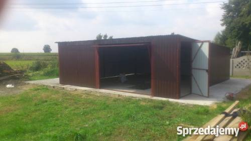Garaż Blaszany Garaże Blaszane 7x7 Kolor Brama sprzedam