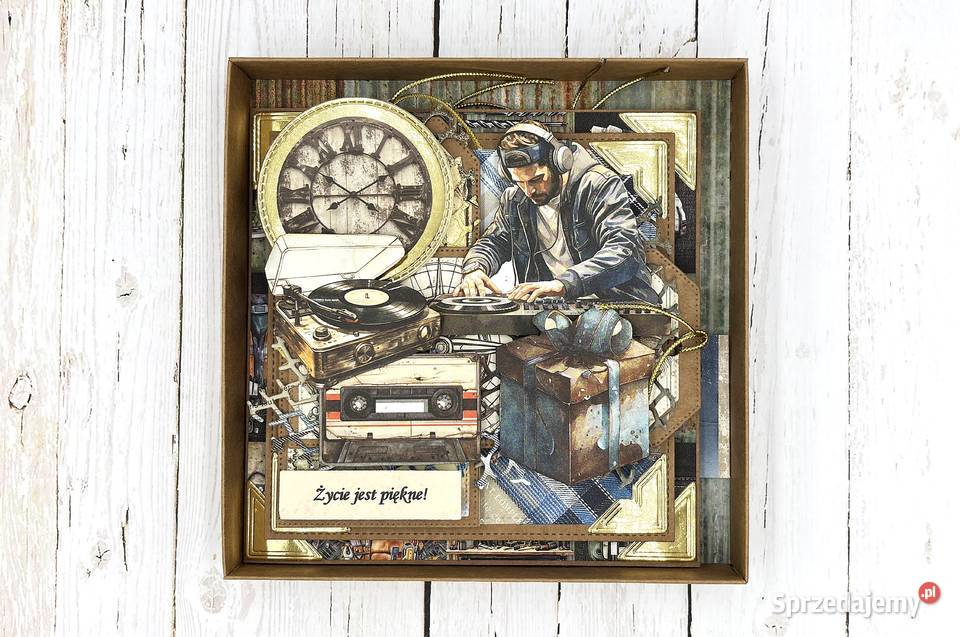 Urodziny imieniny Prezent kartka 3D Antyki, Sztuka, Kolekcje Poznań