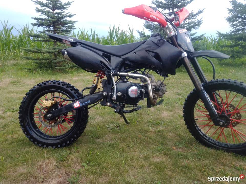Doinwestowany Cross KXD 125 Diabolini PitBike czarny Turza