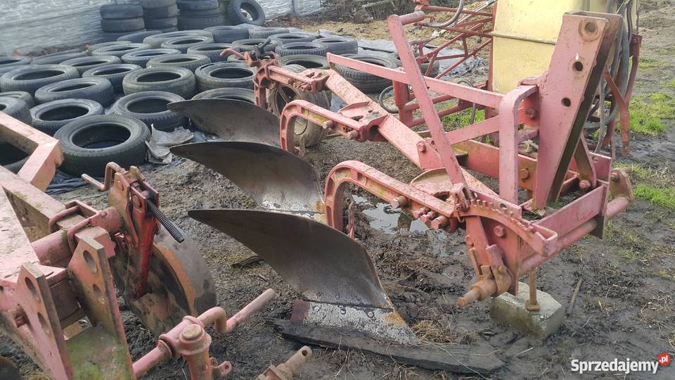 Pług 3 skiby niemiecki wysoki