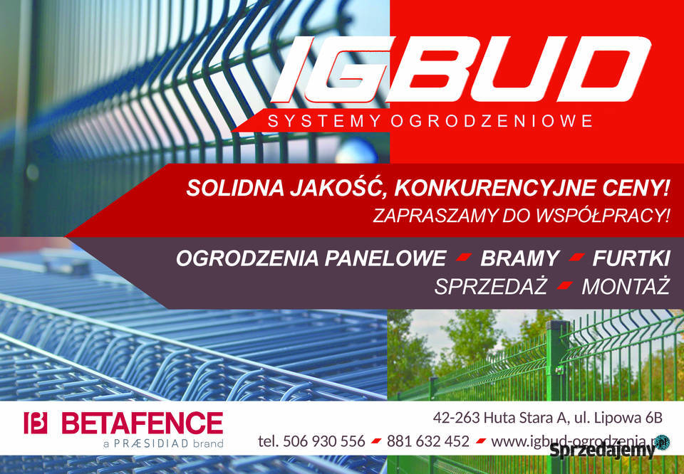 Brama panelowa dwuskrzydłowa o wysokości 173 śląskie Częstochowa