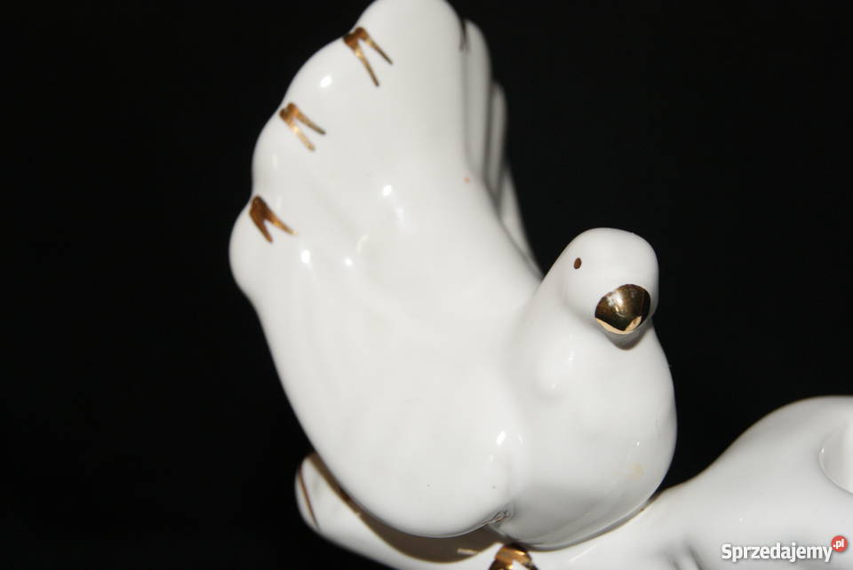 świecznik porcelana biały Toruń