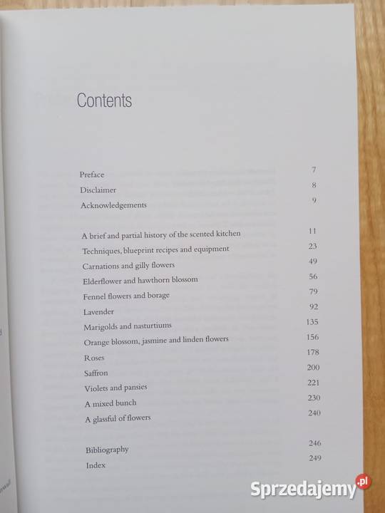 Scented Kitchen Cooking with Flowers by Frances Poradniki, albumy i reportaże mazowieckie Piaseczno