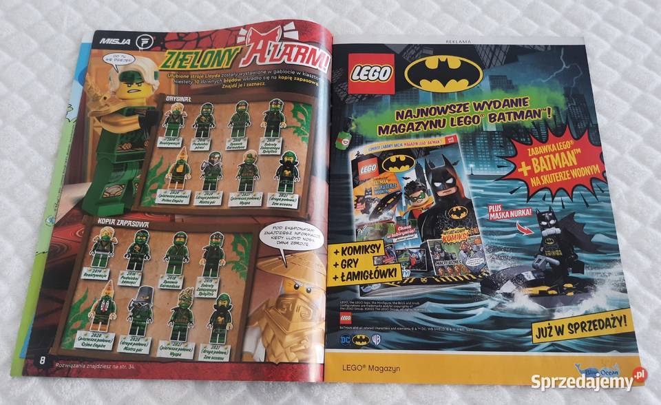 Lego Ninjago 122022 Blue Ocean Książeczki dzieci Czeladź sprzedam