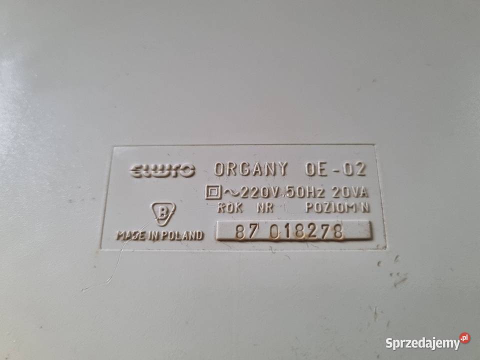 Organy ELWRO ELWIRKA lata 80 PRL sentyzator