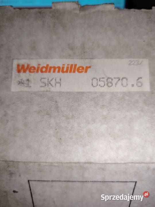 Weidmller SKH D32 LP 516 RH2 śląskie Poręba sprzedam