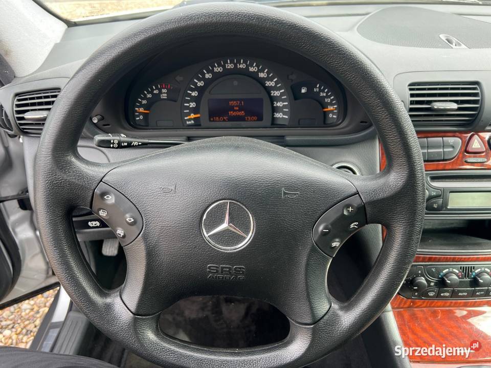 Mercedes w 203 światła przeciwmgielne Paczków