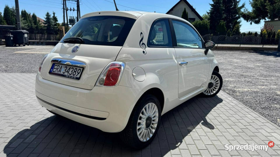 Fiat 500 Fiat 500 I 2007 nieuszkodzony łódzkie Zduńska Wola