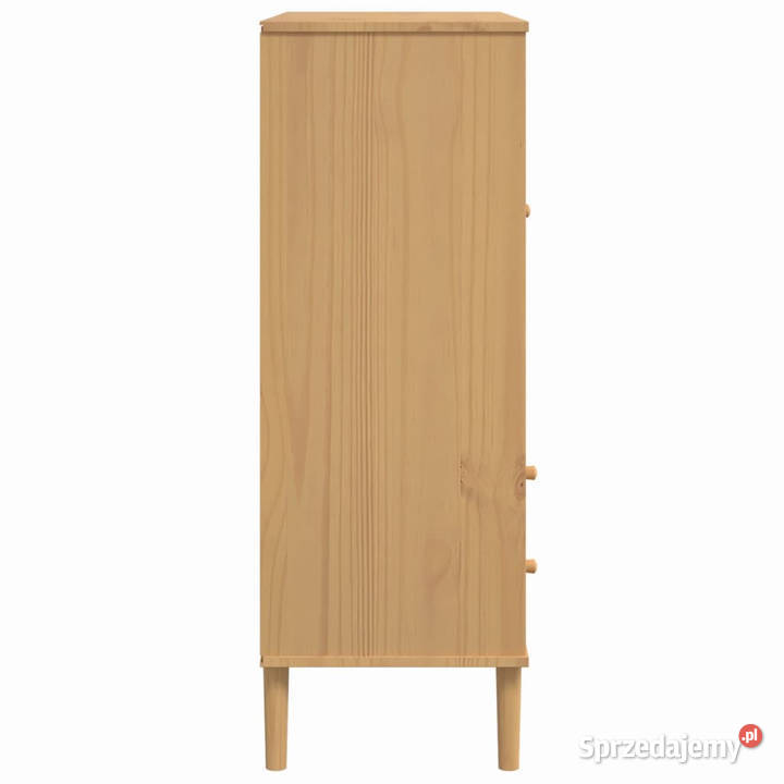 Szafka SENJA imitacja rattanu brązowa 90x40x112 Warszawa