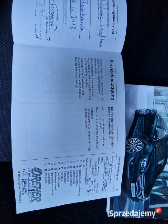 Opel Insignia 4x4 biturbo 194 AUTOMAT wielkopolskie Czarnków