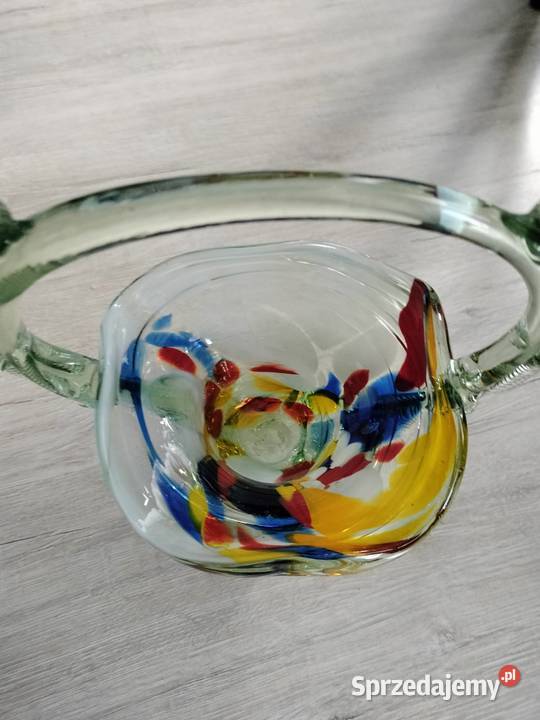 Duży koszyk kolorowy prl sprzedam