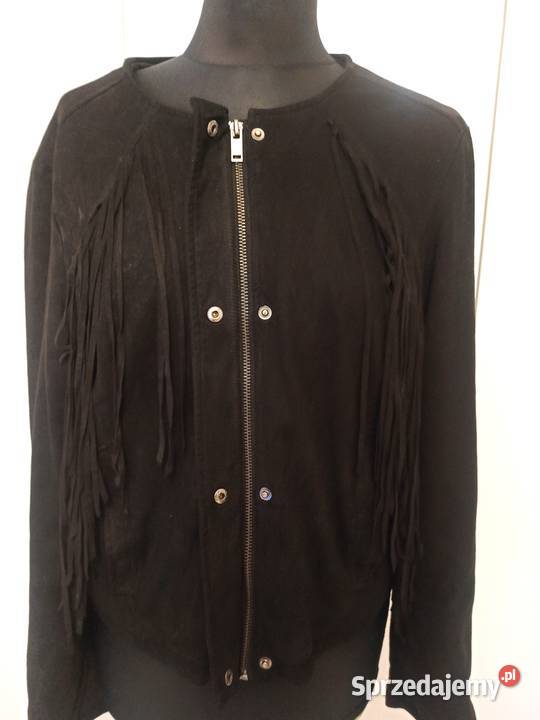 czarna kurtka z frędzlami Częstochowa