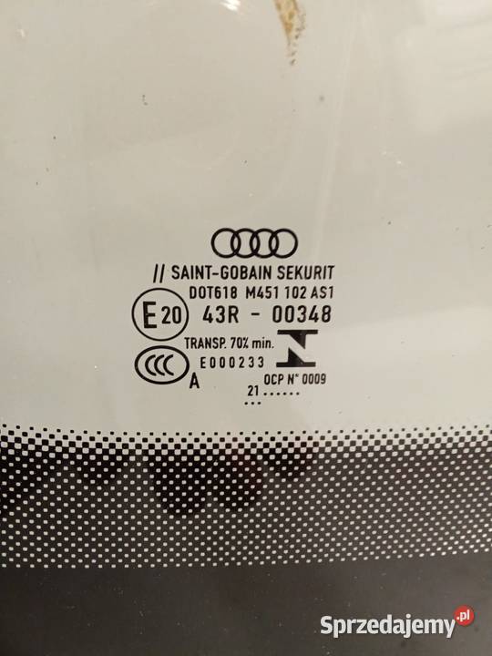 Szyba Przednia Audi A4 16 Kamera Sensor Oryginał Bralin